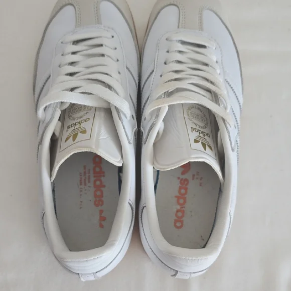Adidas Samba White and Gum Sneakers - Picture 4 of 7